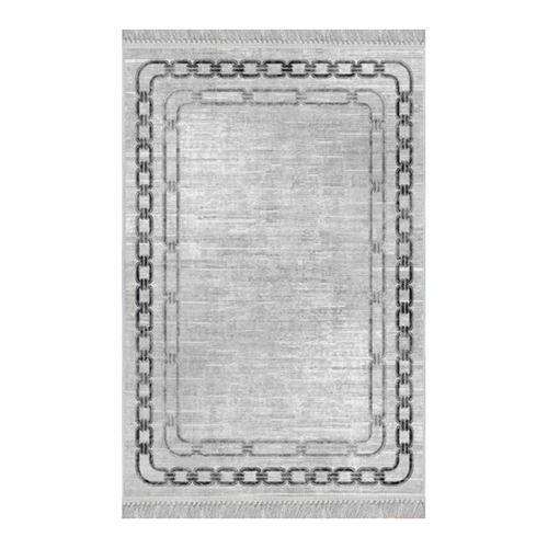 Bild von Jungengel Teppich 100x150cm Läufer Grau - Flache Oberfläche und Waschbarkeit