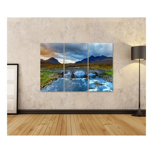 Bild von Wunderschönes Leinwandbild von islandburner - Sligachan Glen Marsco