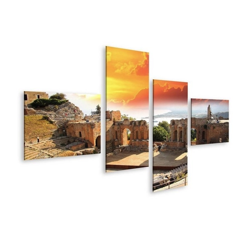 Bild von Islandburner Leinwandbild Taormina Theater – Kunst für Ihr Zuhause