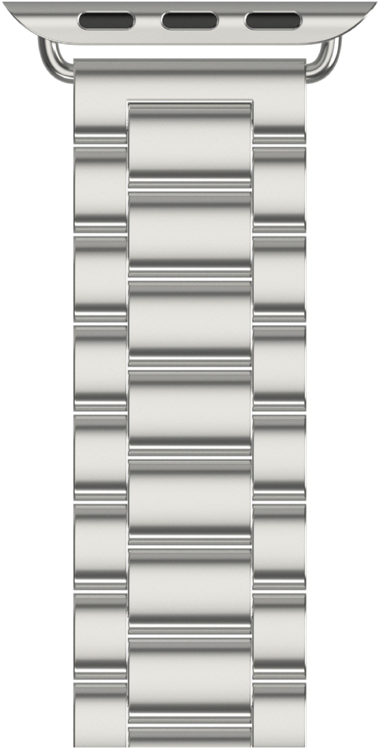 Bild von Vonmählen Armband Link Bracelet Apple Watch 42/44/45/49 mm Silver (Edelstahl), Uhrenarmband, Silber