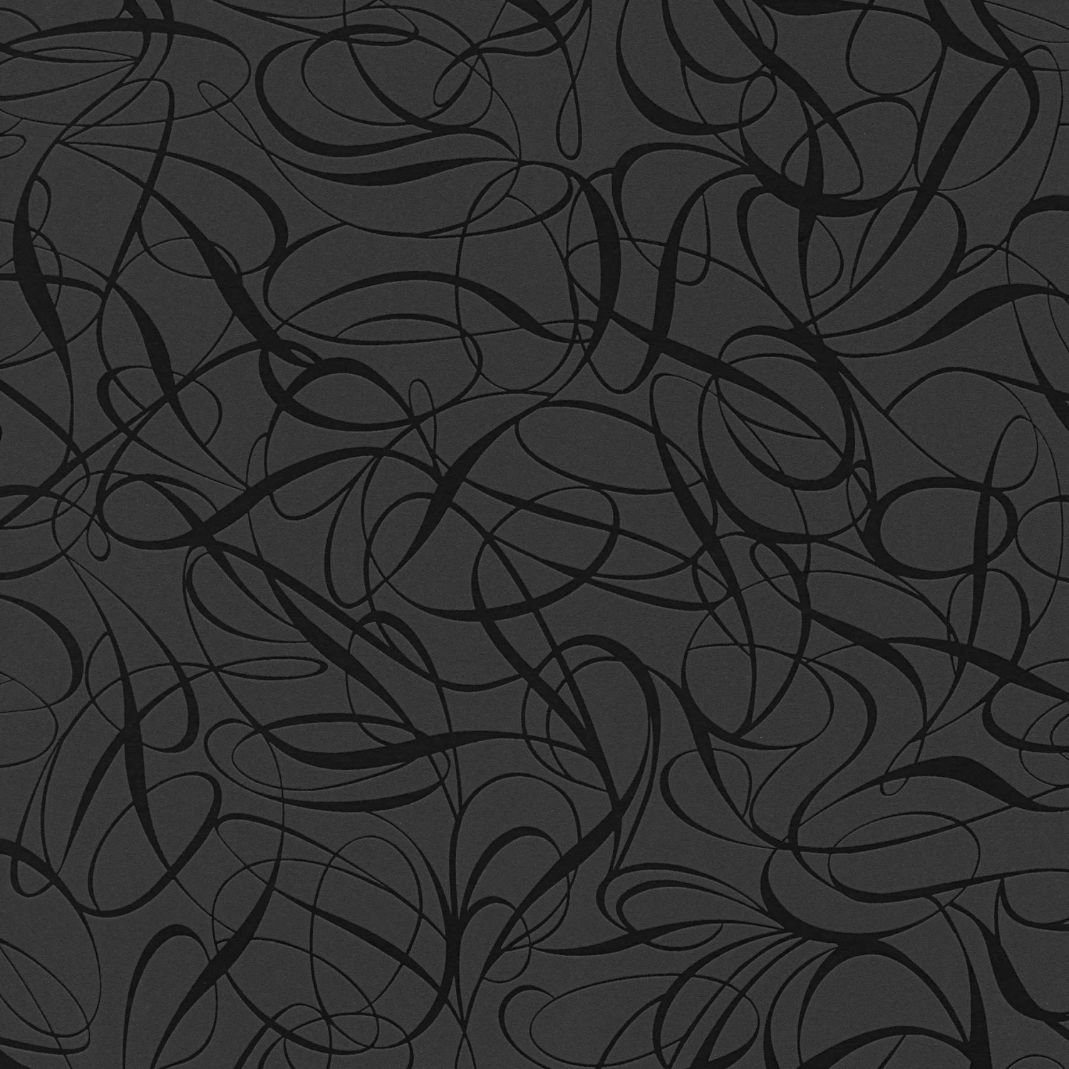 Bild von Tadessi Tapete Grafik Meo M1 No 1964 Vliestapete Anthrazit Schwarz Geometrisch Modern