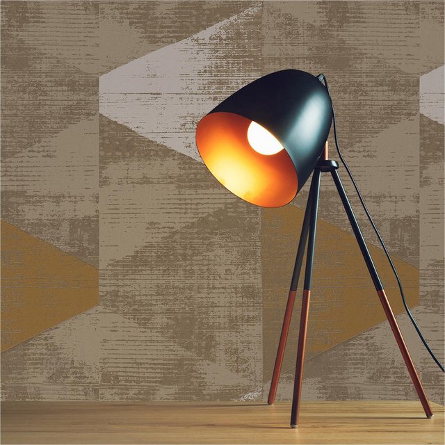 Bild von Tadessi Vliestapete Tapete 3D Optik Mattia M1-No.3425, Vliestapete, Gold, Gelb, Grafik, Glatt, Glänzend