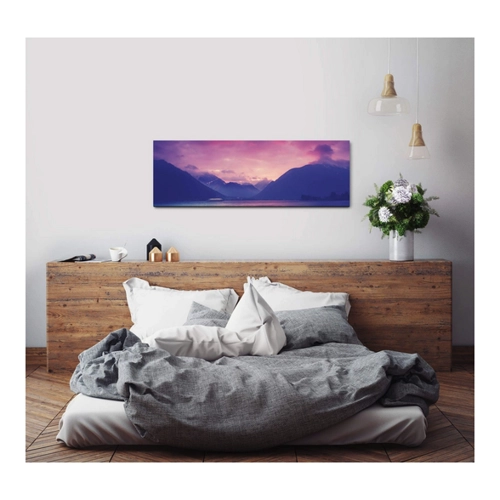 Bild von Modernes Leinwandbild mit Holzrahmen