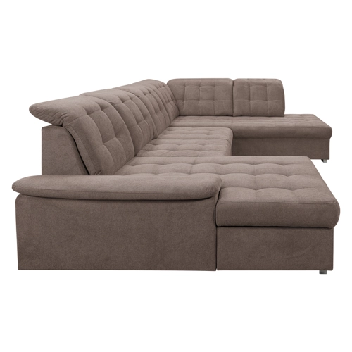 Bild von Moderne Wohnlandschaft WERK2 Kordula-New U-Form mit Schlaffunktion