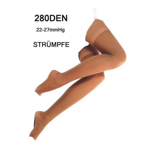 Bild von YESET Strumpfhose Stützstrümpfe Zehen offen 280DEN