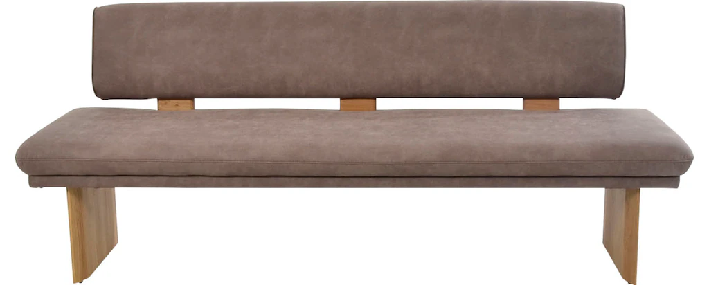 Bild von K+W Komfort & Wohnen Polsterbank "Longbeach", (1 St.), Spitzkissenoptik im Sitz, wahlweise in der Breite 204cm oder 224cm