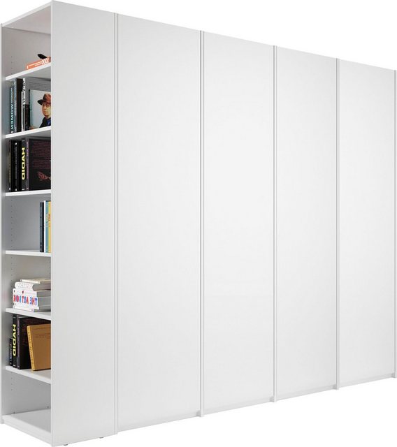 Bild von Müller SMALL LIVING Drehtürenschrank »Modular Plus Variante 7«, mit drei Anbauelementen, links oder rechts montierbarem Seitenregal