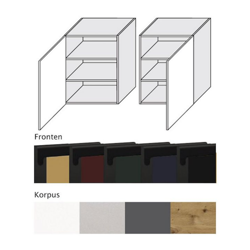 Bild von Feldmann-Wohnen Klapphängeschrank Velden (1-St) 60cm