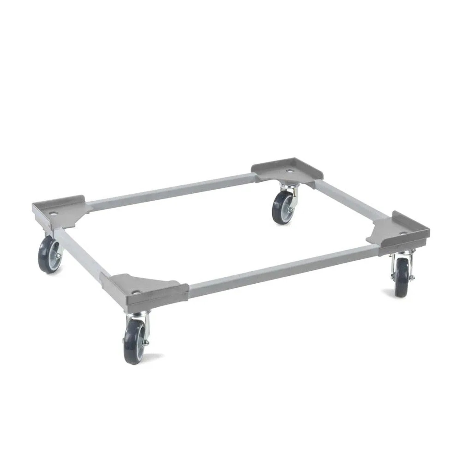 Bild von PROREGAL SparSet 12x Profi-Flex Transportroller für Euroboxen 80 x 60 cm mit Gummiräder Grau 4 Lenkrollen Traglast 300 kg