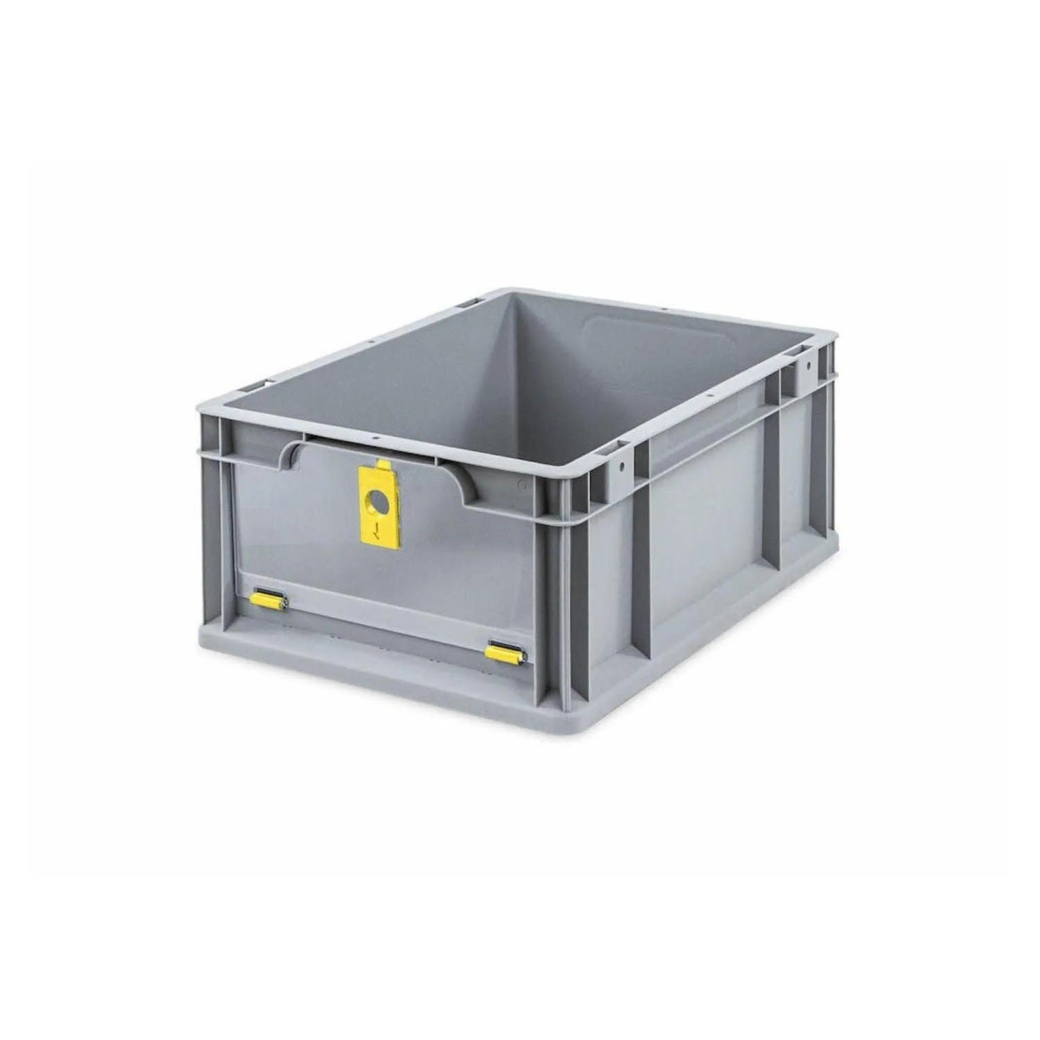 Bild von PROREGAL Eurobox NextGen Insight Cover HxBxT 17 x 30 x 40 16 Liter Niedrig/Gelb Eurobehälter Transportbox