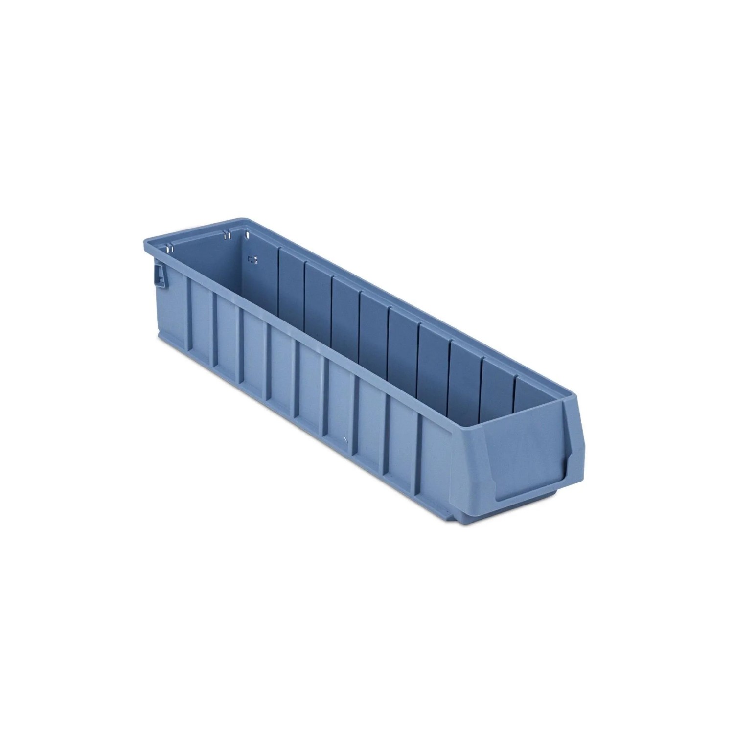 Bild von SparSet 5 x Regalkasten 500 SN Mit Etikett und Schutzhaube HxBxT 9 x 11,7 x 50 cm 3,5 Liter Sichtlagerkasten Sortimentskasten