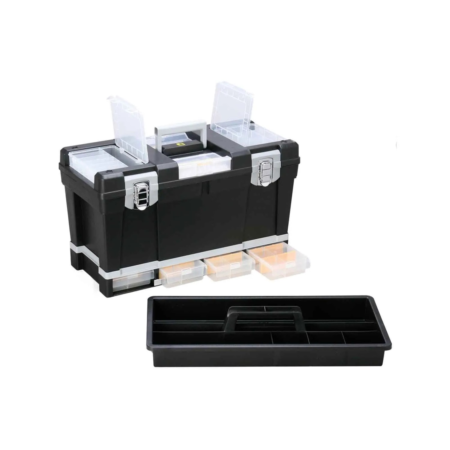Bild von PROREGAL Werkzeugkoffer McPlus Depot S 23 HxBxT 33 x 58 x 28 cm Schwarz