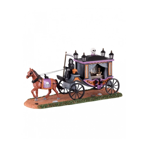 Bild von Lemax Spooky Town - Gespenstischer Viktorianischer Leichenwagen