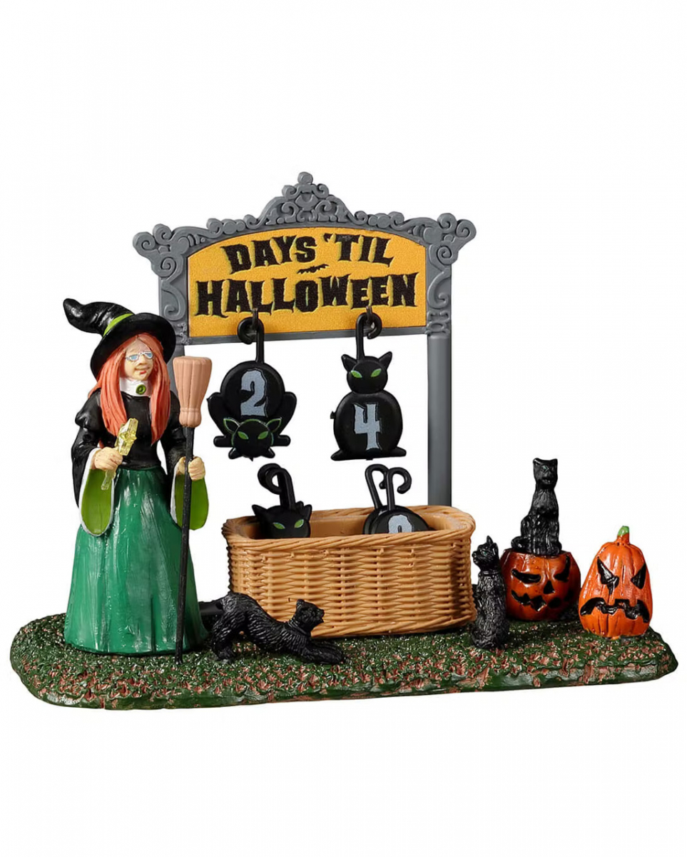 Bild von LeMax Dekofigur Black Cat Countdown - Lemax Spooky Town