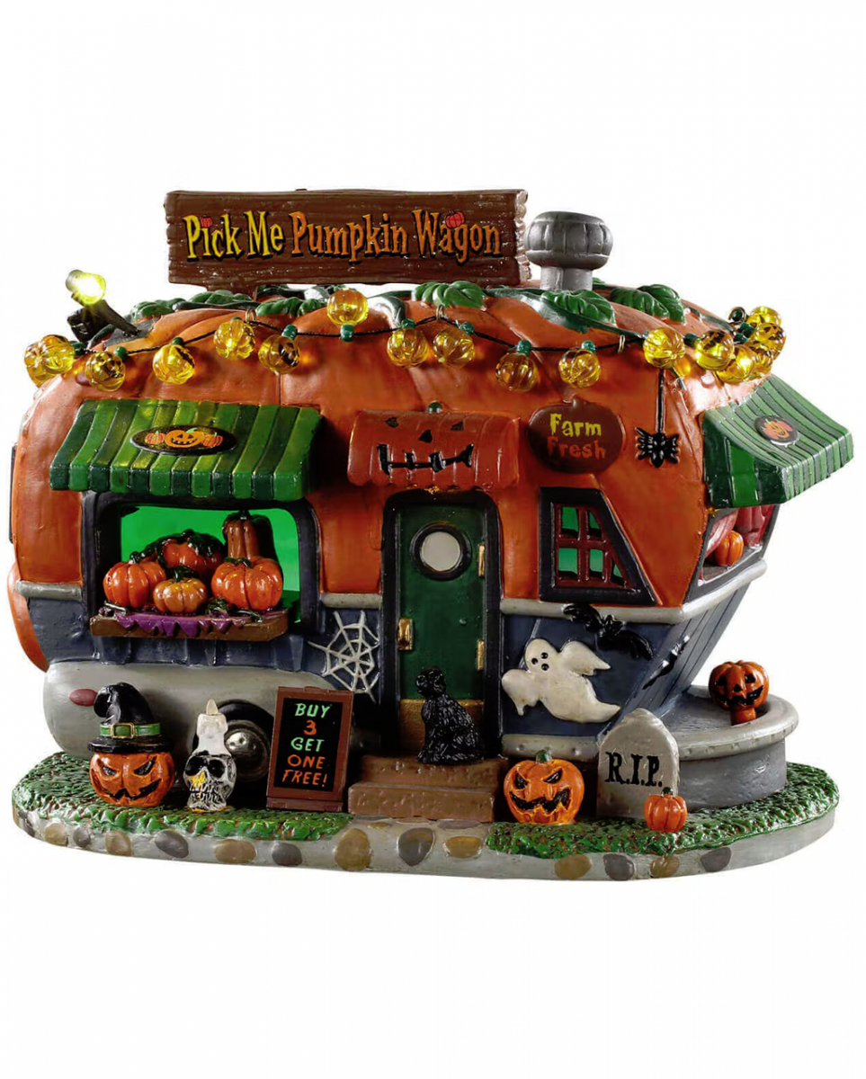 Bild von Lemax Spooky Town - Pick me Kürbis Wagen ★ bestellen