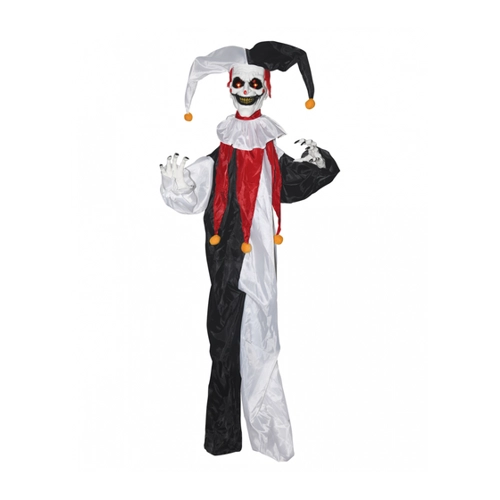 Bild von Animierte Killerclown Hängedeko 144cm  Halloween Deko