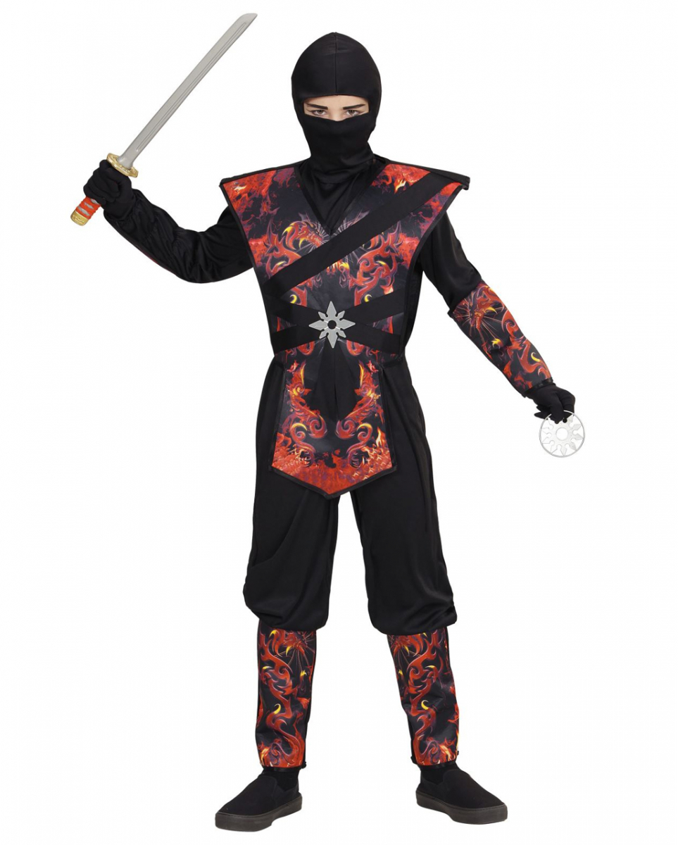 Bild von Drachen Ninja Kinderkostüm L -158 / 11-13 Jahre