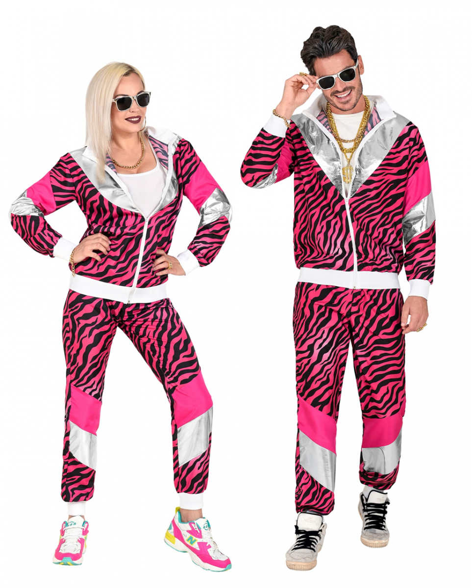 Bild von 80er Jahre Pink Tiger Jogginganzug XL-54