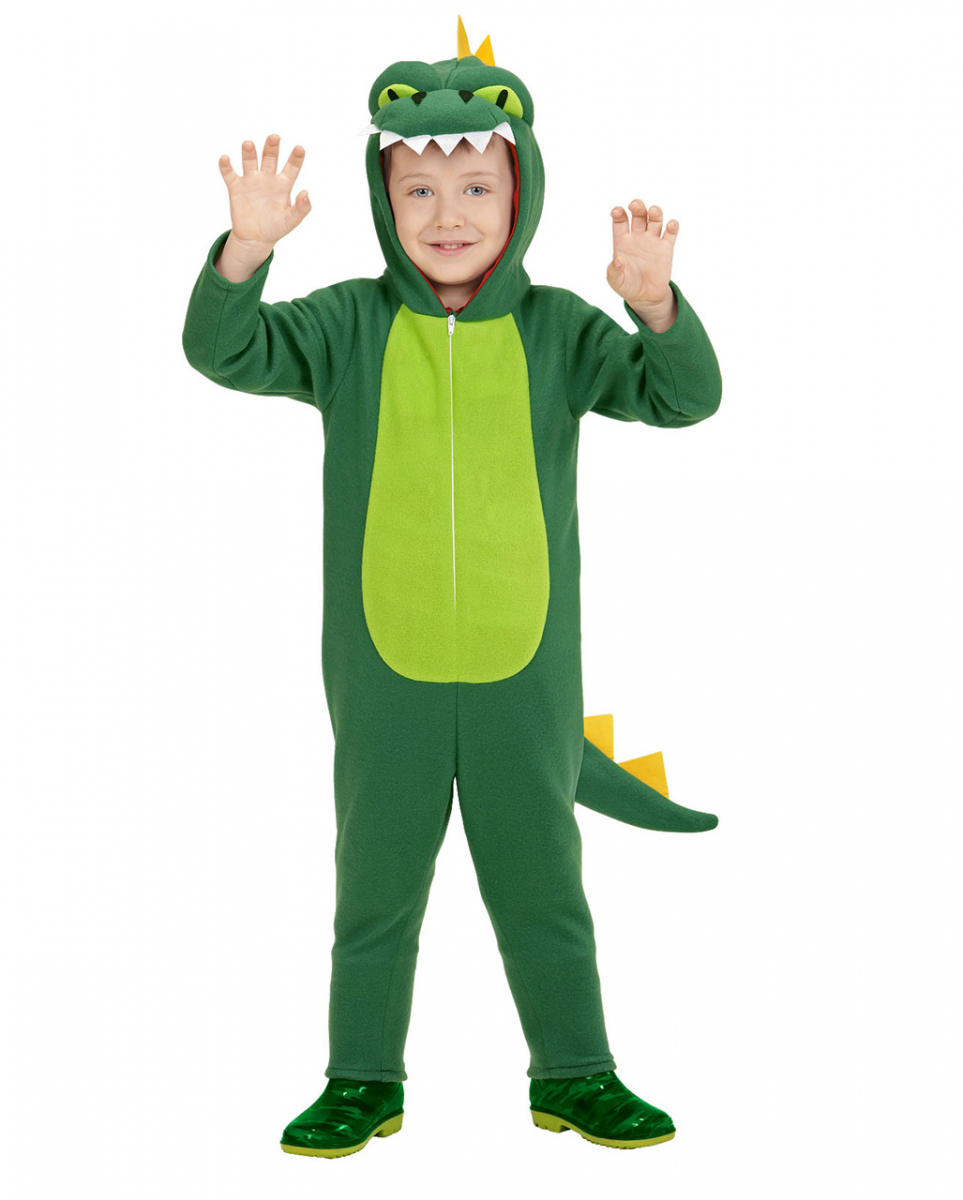 Bild von Drachen Kinderkostüm mit Kapuze  Kinderfasching XXS -104 / 2-3 Jahre