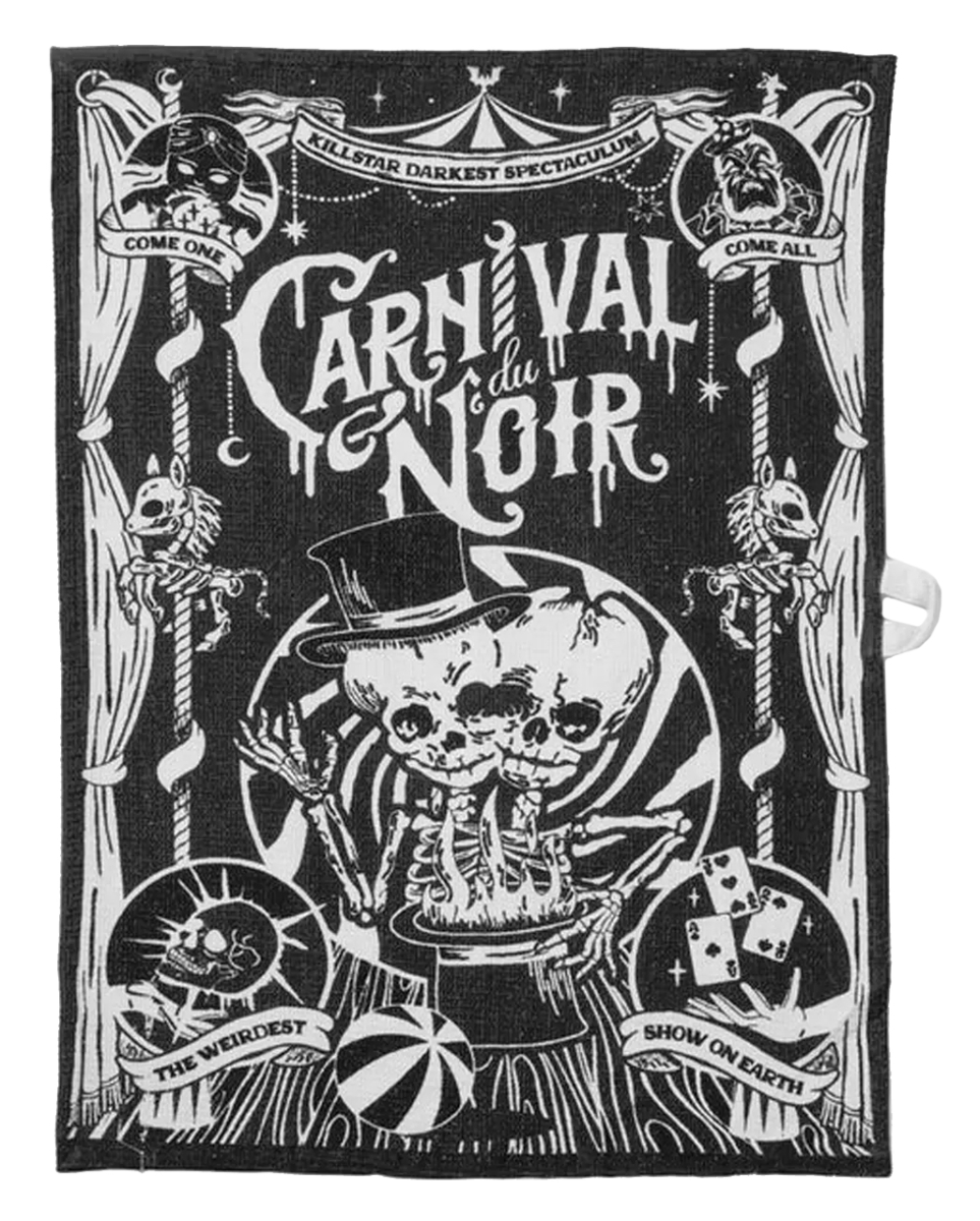 Bild von Carnival Geschirrtuch KILLSTAR  Gothic Geschenkidee