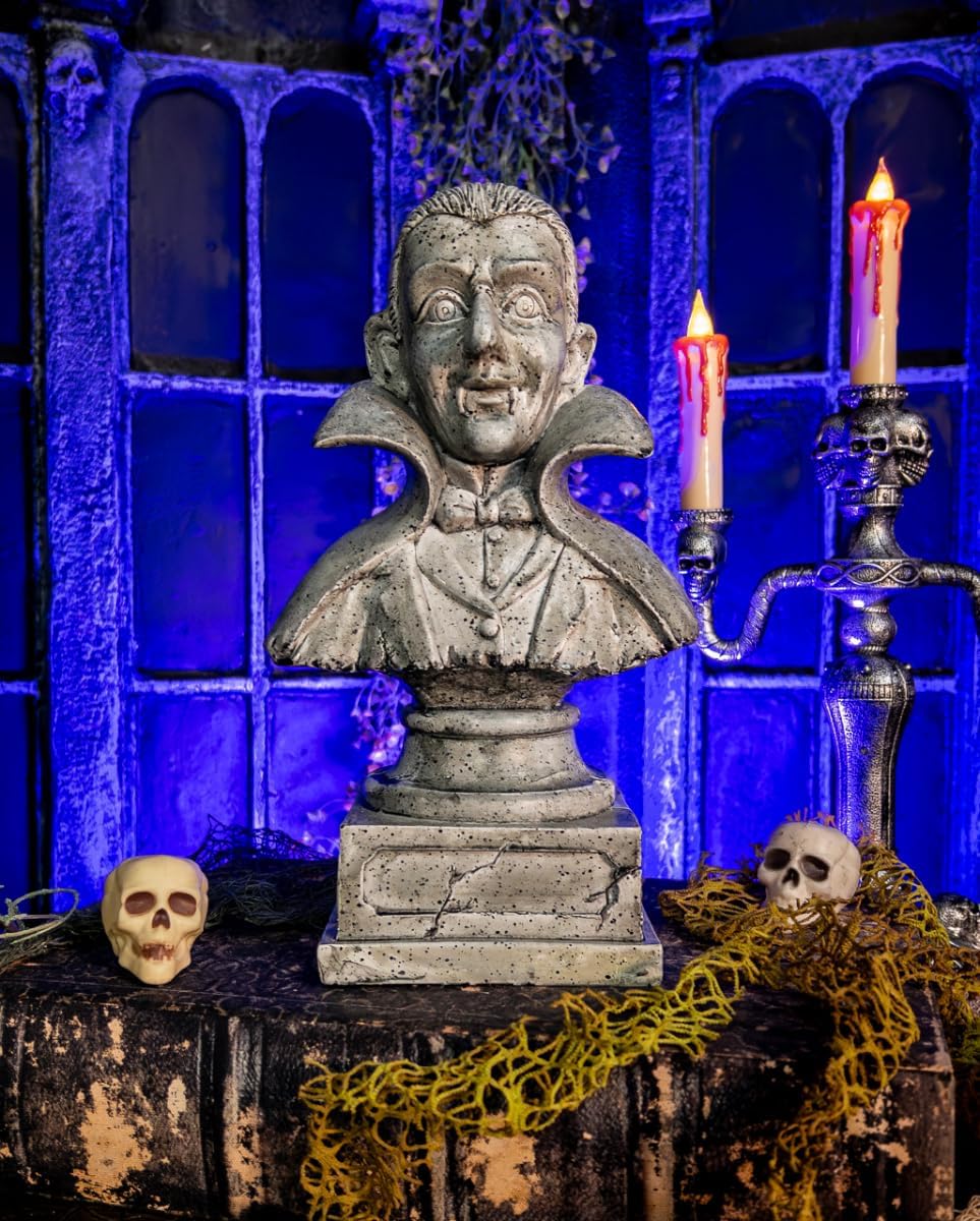 Bild von Horror-Shop Dekofigur Dracula Büste als Gothic Deko 28cm