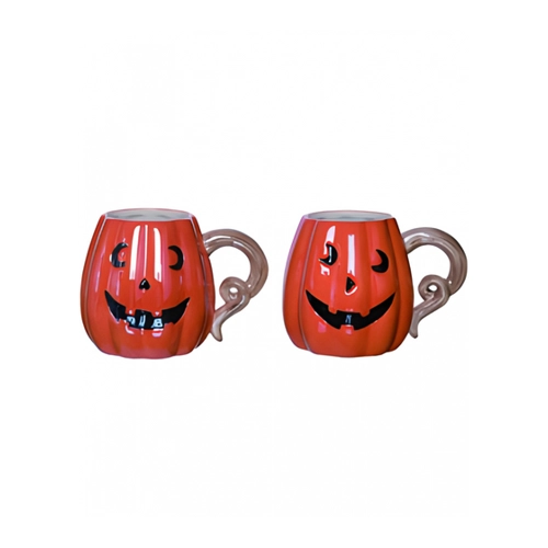 Bild von Orange Halloween Kürbis Tasse 18cm online kaufen!