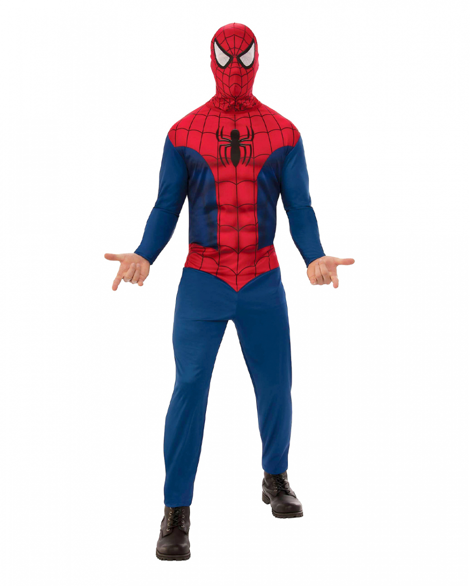 Bild von Classic Spider Man Muskel Kostüm für Herren ➤ One Size