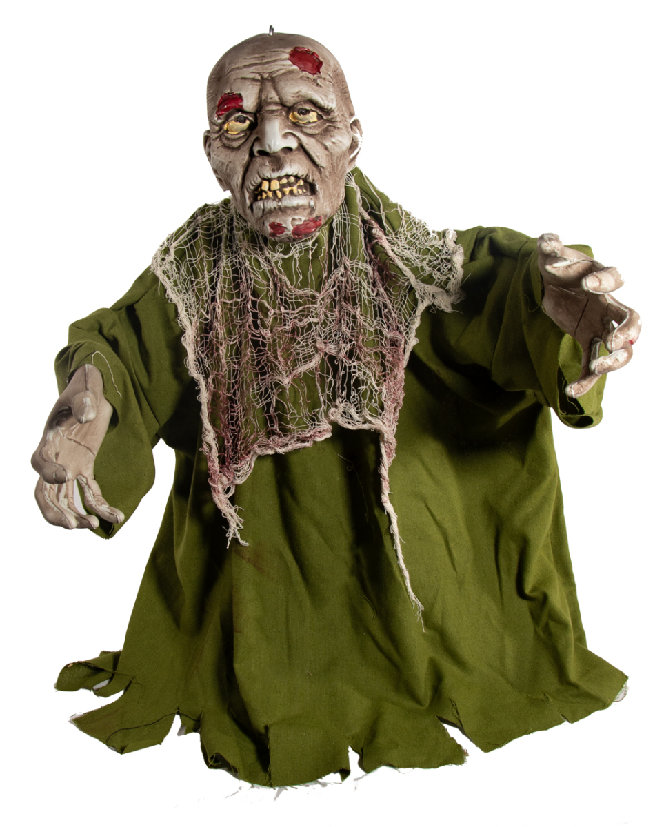 Bild von Horror-Shop Dekoobjekt Verrotteter Zombie Groundbreaker mit Bewegung, Lic