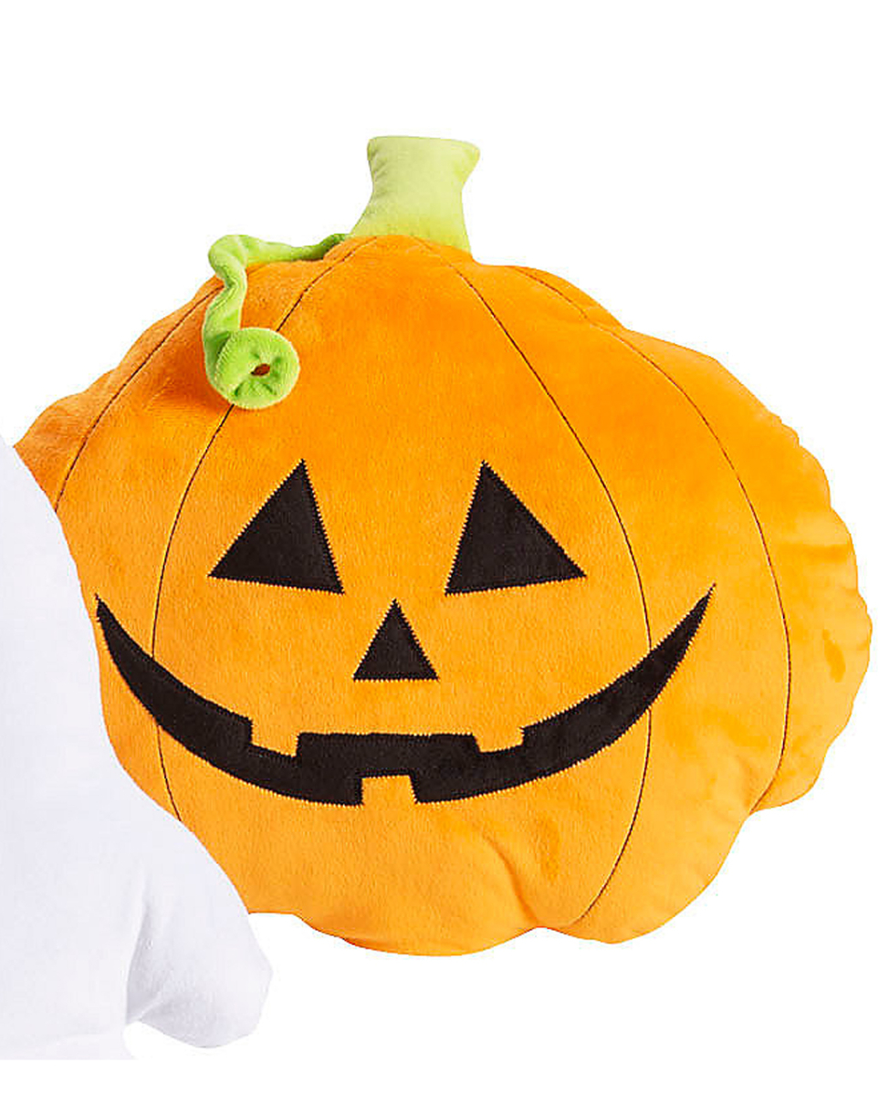 Bild von Horror-Shop Dekokissen Halloween Kürbis Plüschkissen als Couch Dekoration