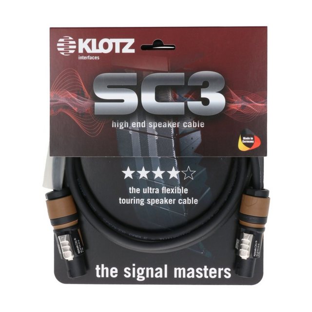 Bild von Klotz Cables Audio-Kabel, SC3-L2FF0100 Lautsprecherkabel 1 m - Lautsprecherkabel