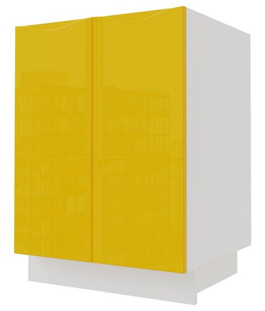 Bild von Feldmann-Wohnen Unterschrank Napoli (Napoli, 1-St) 60cm Front- und Korpusfarbe wählbar grifflos 2-türig
