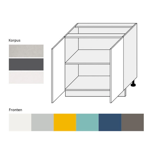 Bild von Feldmann-Wohnen Unterschrank Napoli – Küchenschrank für moderne Küchen
