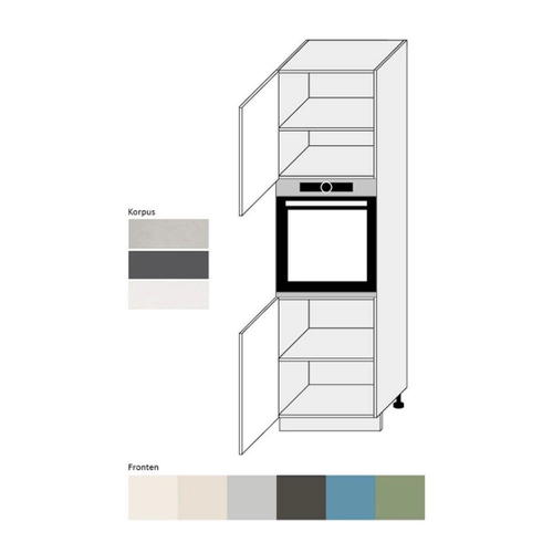 Bild von Feldmann-Wohnen Hochschrank Amaro - 60 cm in verschiedenen Farben