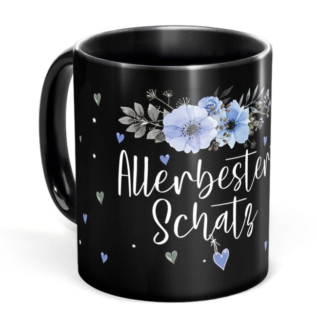 Bild von Schwarze Tasse für den allerbesten Schatz