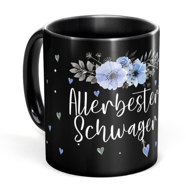 Bild von Schwarze Tasse für den allerbesten Schwager