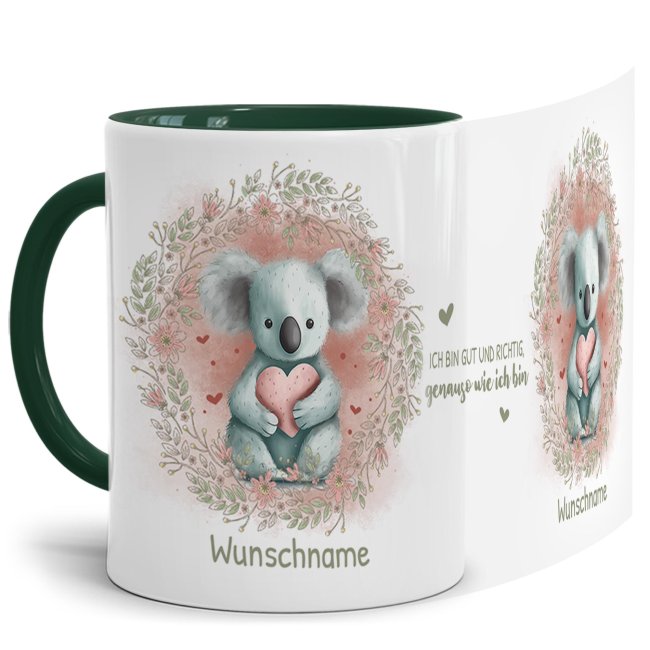 Bild von Personalisierbare Tasse als Geschenk für Kinder - mit Name selbst gestalten - Koala
