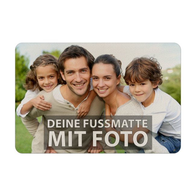 Bild von Personalisierte Fußmatte selbst gestalten - 60 x 40cm - Filz