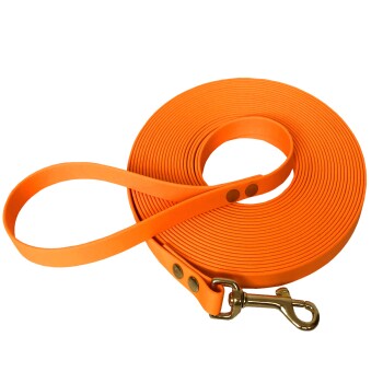 Bild von bio-leine 25-35 kg Schleppleine Biothane honigmelone 10 m