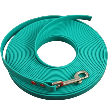 Bild von bio-leine ab 35 kg Biothane Schleppleine türkis 5 m