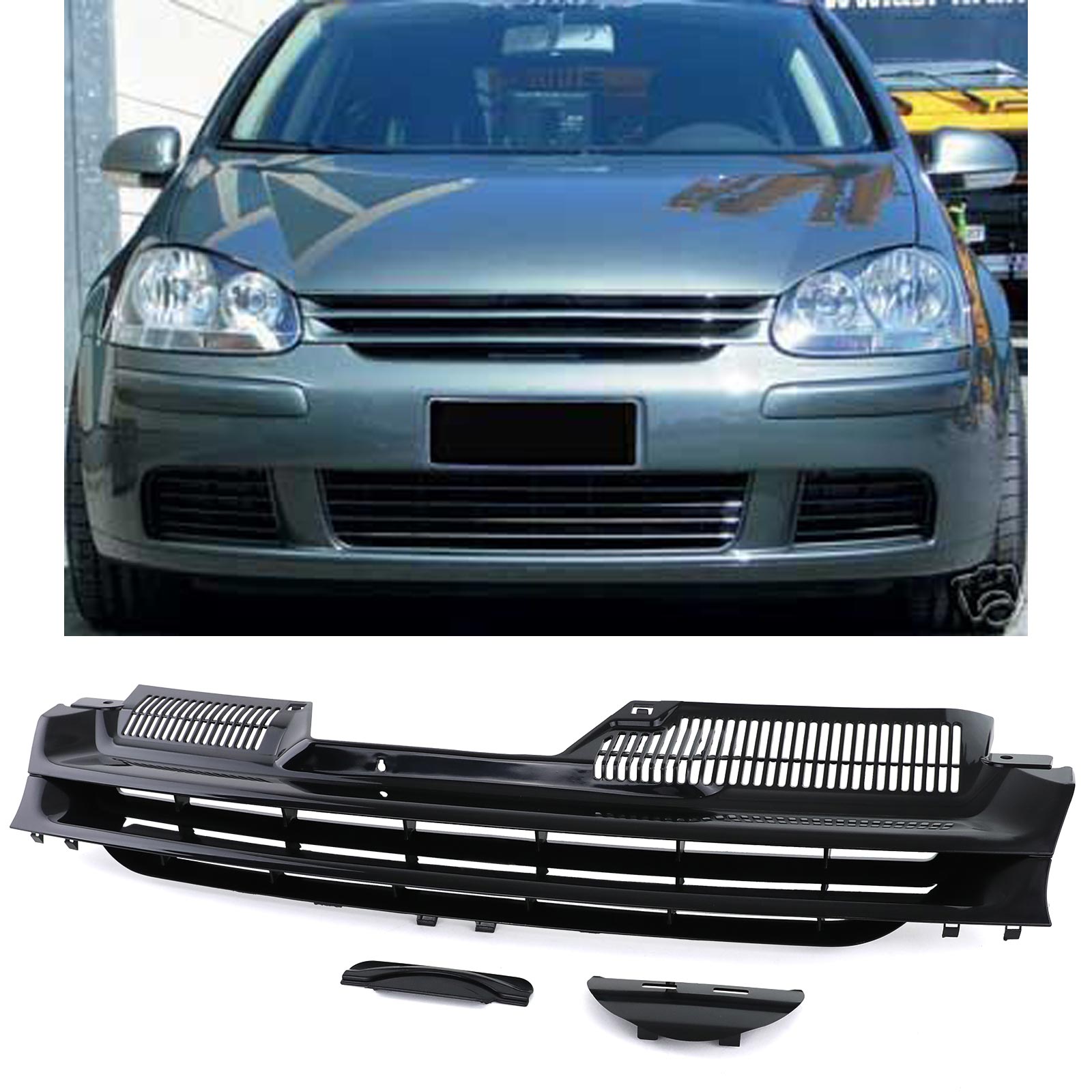 Bild von Kühlergrill Sportgrill Grill für VW Golf 5 03-09 nicht GTI