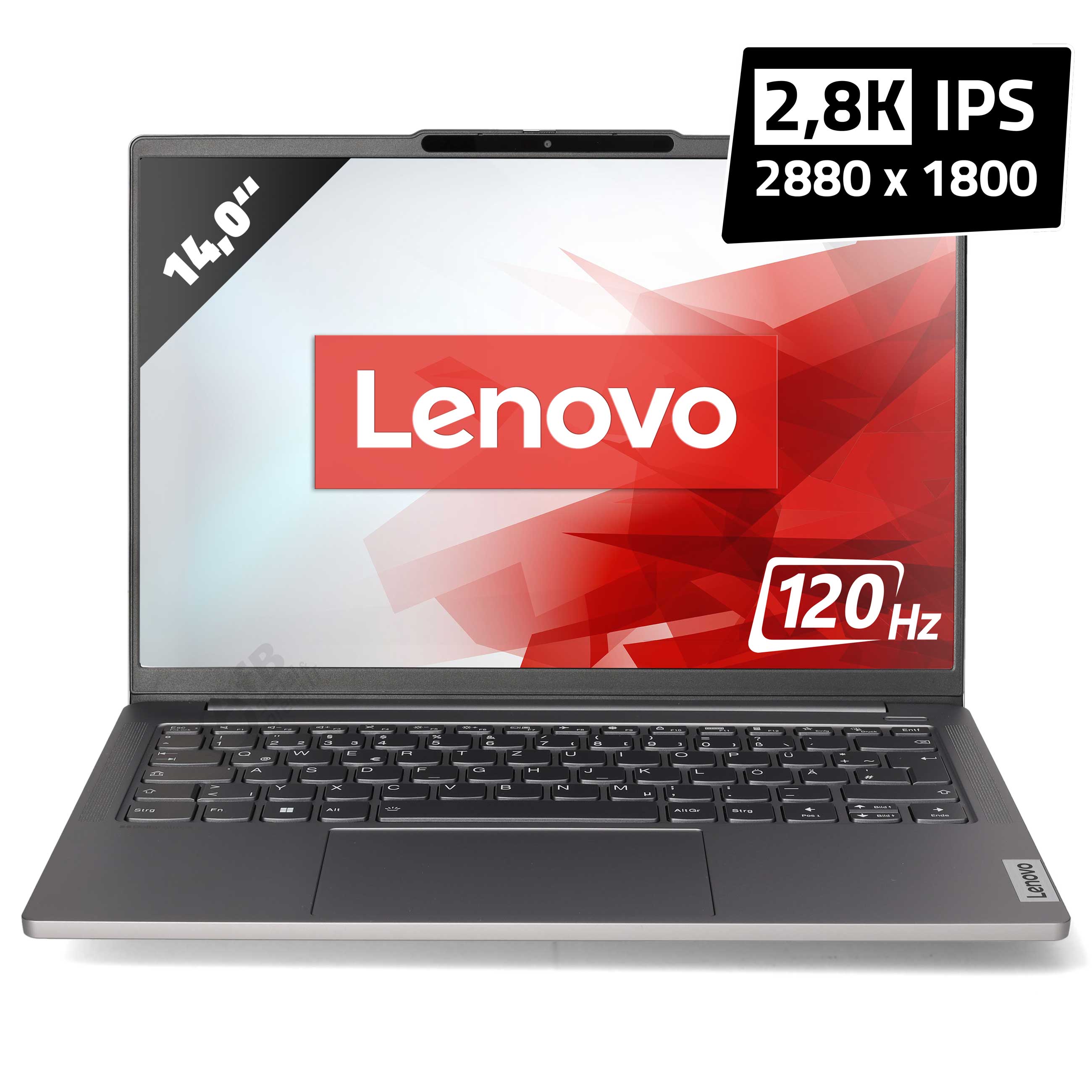 Bild von Lenovo IdeaPad Pro 5 14APH8OVP geöffnet - geöffnet