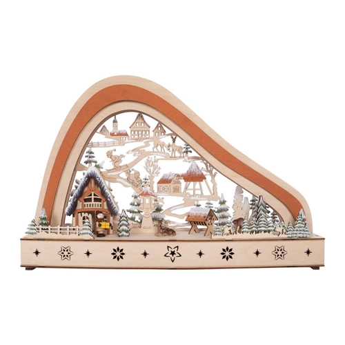 Bild von Wohnando Weihnachtsdorf – Winterliche Dekoration aus Holz