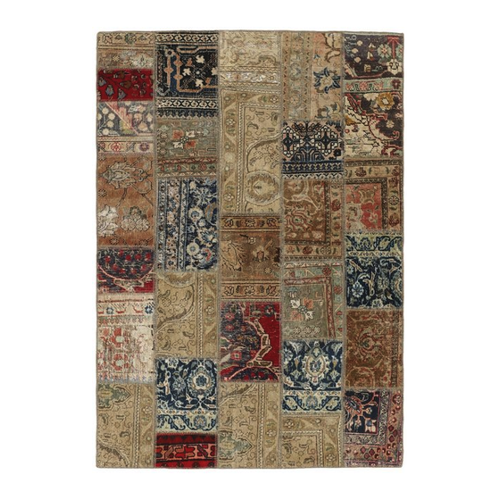Bild von Wohnando Teppich MY-RUG Vintage Patch Work Floral & Ornamentiert
