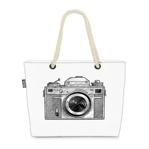 Bild von VOID Strandtasche mit Retro Grafik