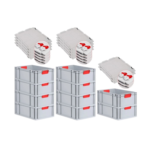 Bild von PROREGAL Spar Set 10x Eurobox Nextgen Color