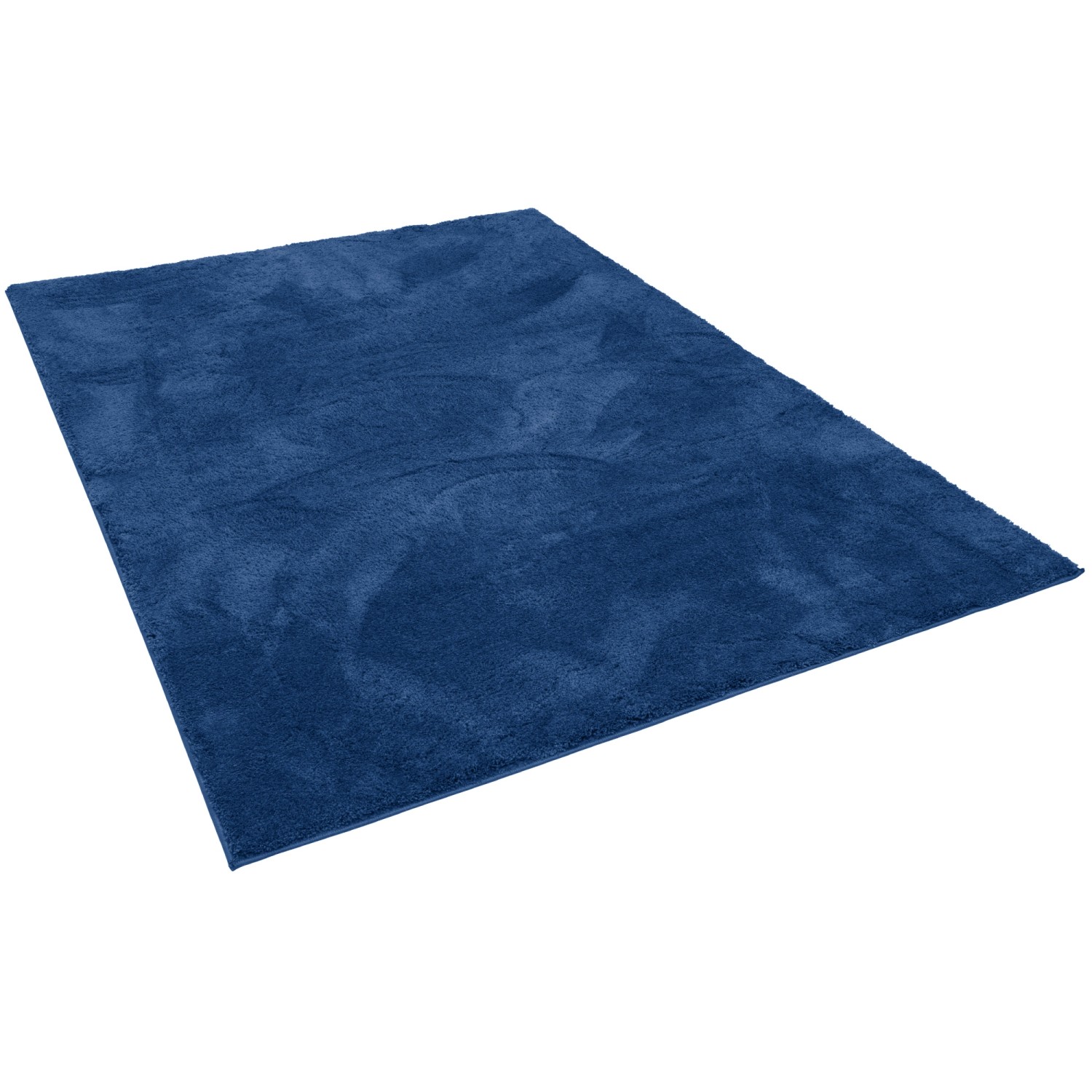 Bild von Pergamon Luxus Super Soft Hochflor Langflor Teppich Silky Dunkelblau 120x170cm