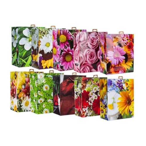 Bild von Laro Große Geschenktüten im Blumen-Design
