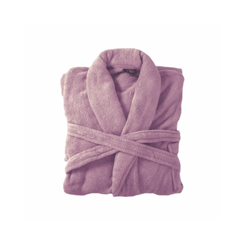 Bild von Bademantel & Saunamantel in Teddy-Plüsch-Qualität I Microfaser kuschelig weich I unisex I extra flauschig [Lila]