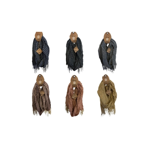 Bild von Winter Damen Schal Soft Cashmera » Winterschal Boutique Zic Zac » Damenschal » Fransenschal 180 x 65 cm - Lila