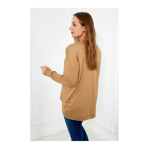 Bild von Eleganter Einfarbiger Damen Rundhals Pullover